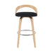 Sonia - Swivel Bar Height Stool - Brown - Simple Home Plus