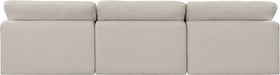 Comfy - Linen Modular Armless Sofa 3 Seats - Simple Home Plus
