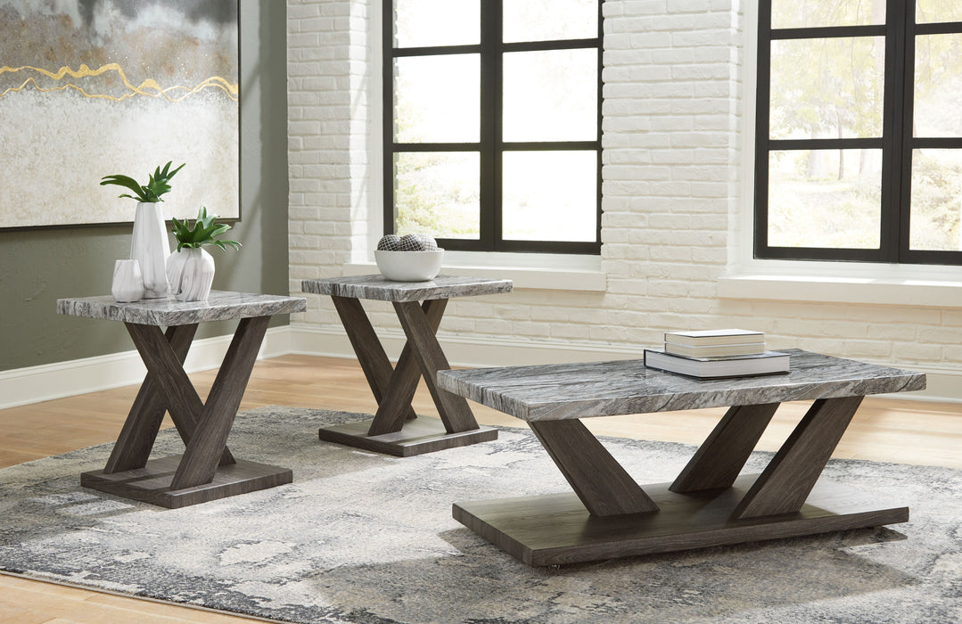 Bensonale - Brown / Gray - Occasional Table Set (Set of 3) - Simple Home Plus