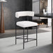 Rivage - Durable Stool With Black Frame (Set of 2) - Simple Home Plus