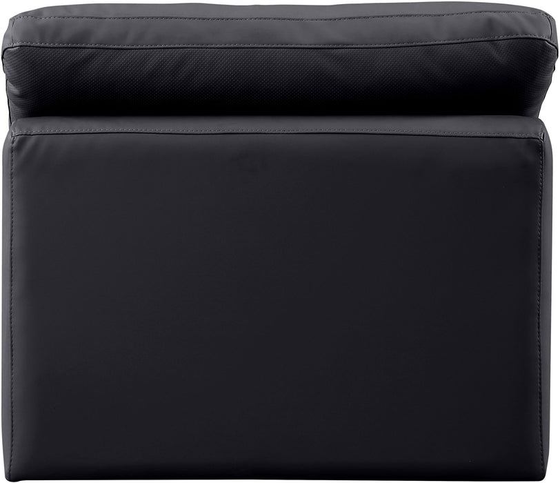 Indulge - Faux Leather Armless Chair - Simple Home Plus