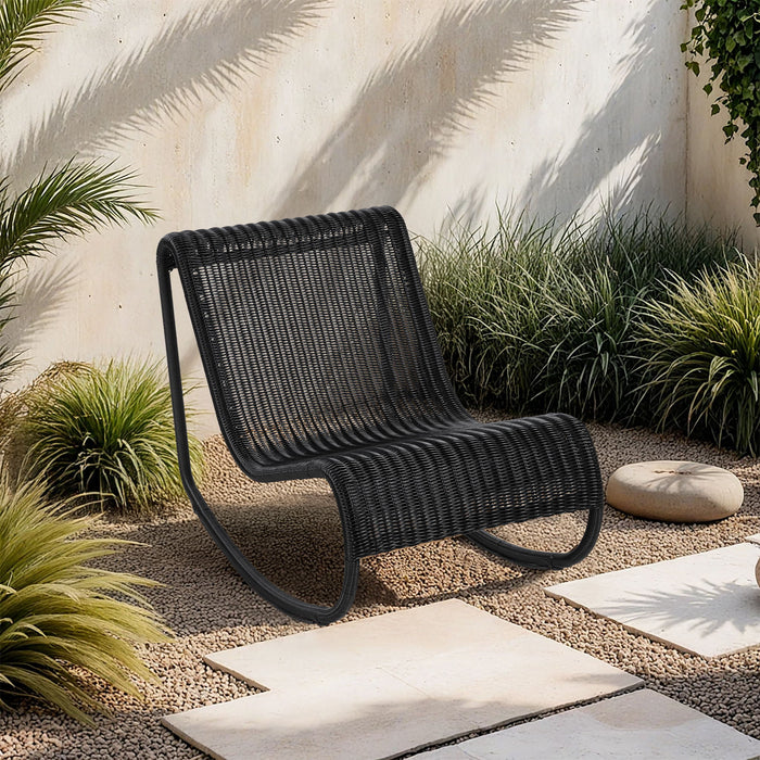 Antigua - Wicker Outdoor Patio Rocking Chair - Simple Home Plus