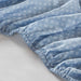 Luna - Floral Comforter Set With Bed Sheets - Light Blue - Simple Home Plus
