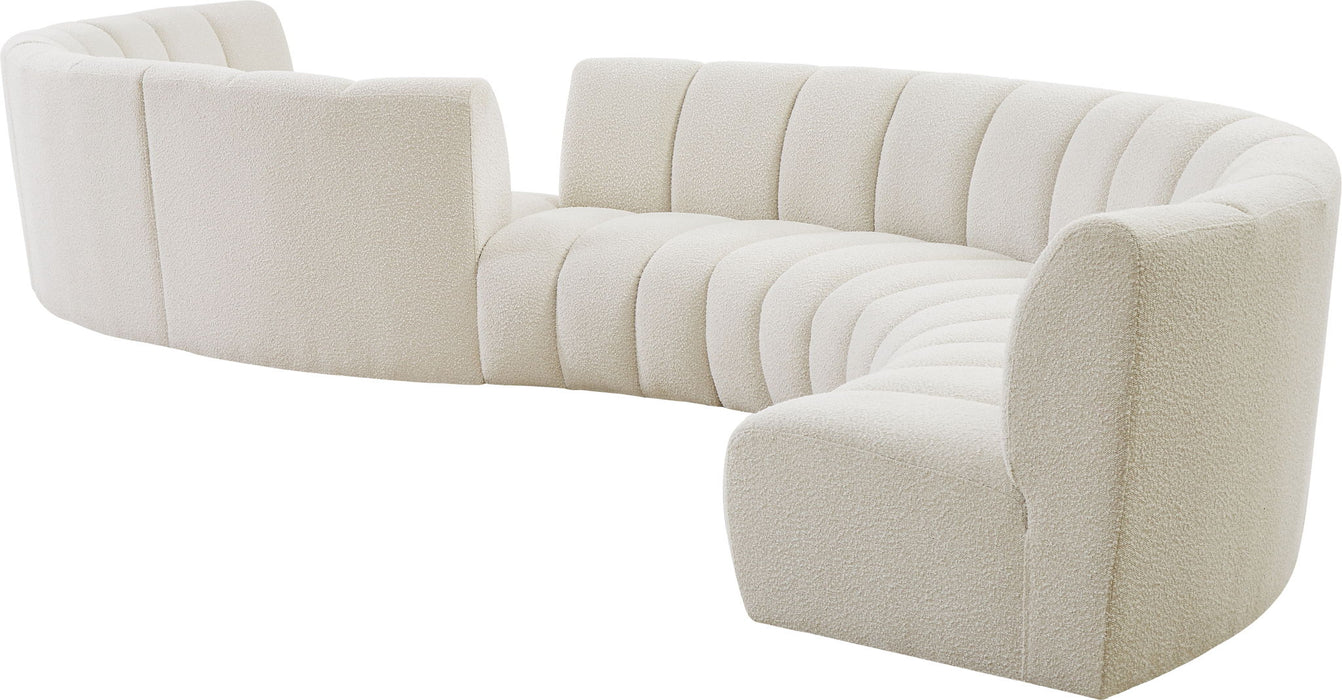 Infinity - 8 Piece Boucle Modular Sectional - Simple Home Plus