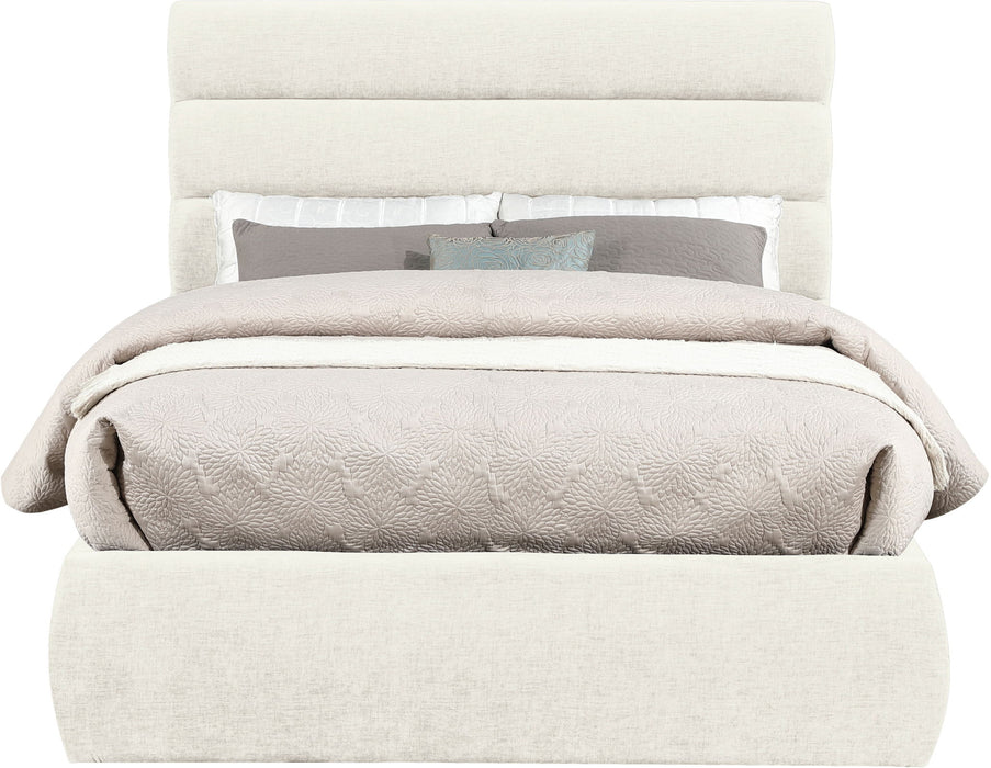Adam - Chenille Fabric Bed With 52" Headboard - Simple Home Plus