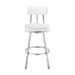 Benjamin - Swivel Stool - Brushed Steel Legs - Simple Home Plus