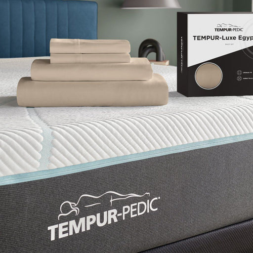 Linens - Tempur Luxe Egyptian Cotton Sheet Set - Sandstone - Simple Home Plus