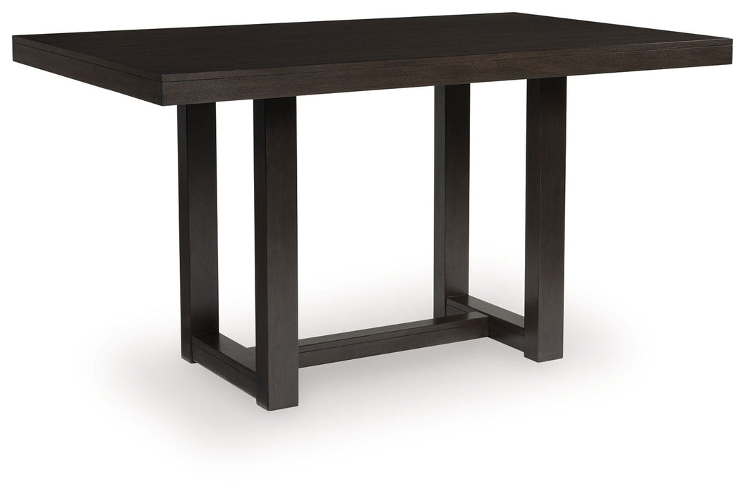 Neymorton - Dark Grayish Brown - Rectangular Dining Room Counter Table - Simple Home Plus