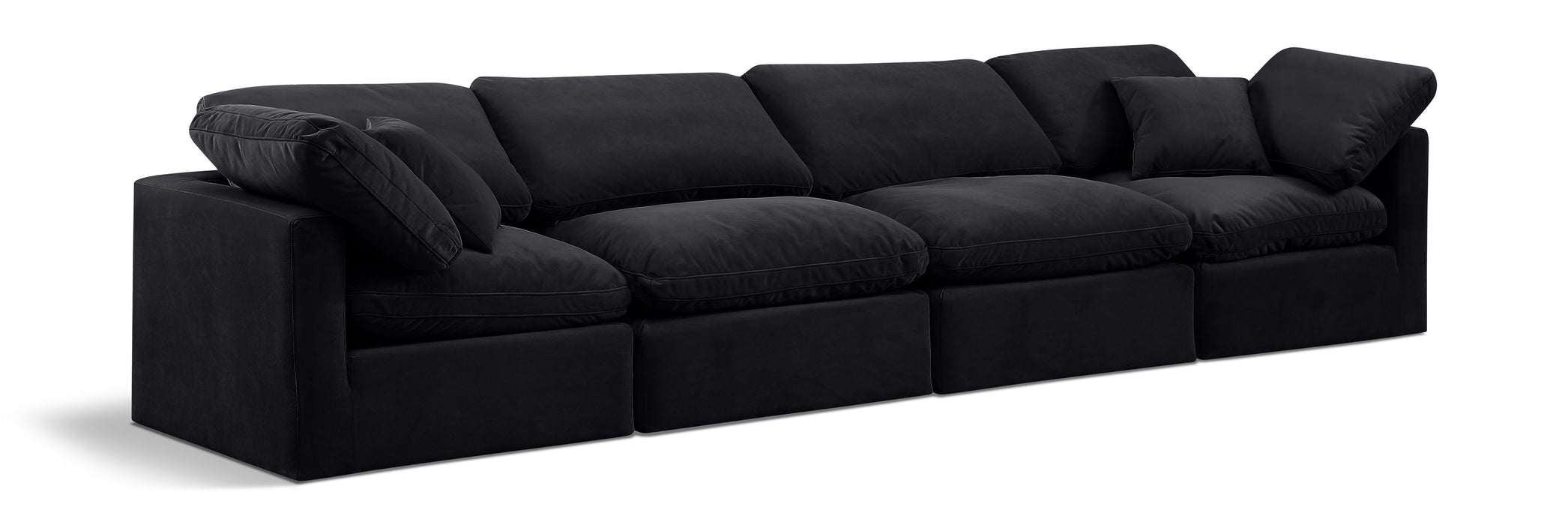 Indulge - Velvet 4 Seat Modular Sofa - Simple Home Plus