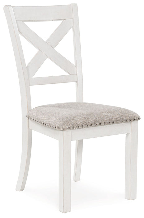 Robbinsdale - Antique White - Dining Upholstered Side Chair (Set of 2) - Simple Home Plus