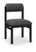 Roundhill - Fabric Dining Chair (Set of 2) - Black Frame - Simple Home Plus