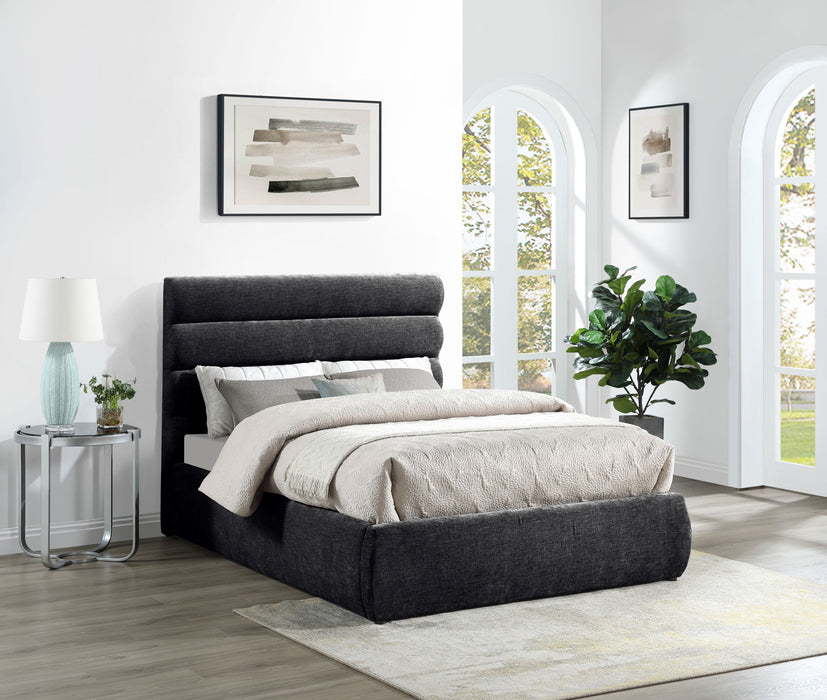 Adam - Chenille Fabric Bed With 52" Headboard - Simple Home Plus