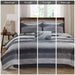 Saben - Queen 8 Piece Quilt Set With Bed Sheets - Black - Simple Home Plus