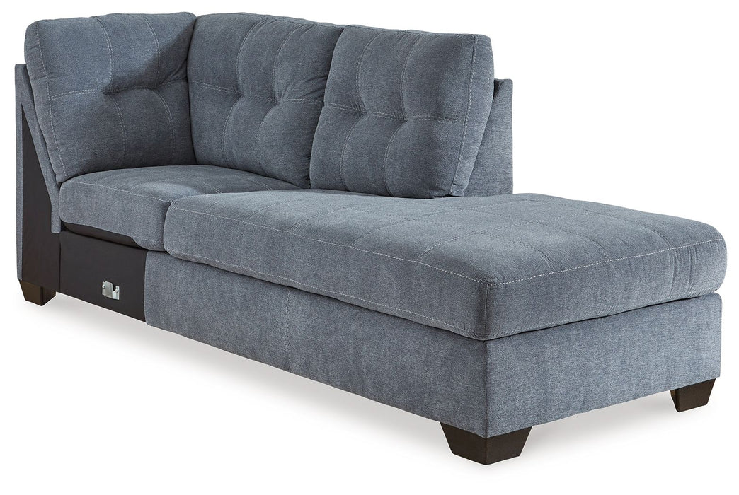 Marleton - Raf Corner Chaise - Denim - Simple Home Plus