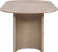 Caldra - Oak Veneer And Solid Wood Dining Table - Simple Home Plus