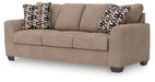 Triston-Peaks - Suede - Sofa - Simple Home Plus