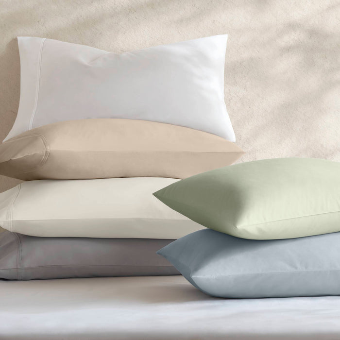 Standard Sateen Pillowcase Set - Linen - Simple Home Plus