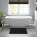 Splendor - 24" x 72" Tufted Reversible Bath Rug - Black - Simple Home Plus