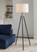 Cashner - Black / Gold Finish - Metal Floor Lamp - Simple Home Plus