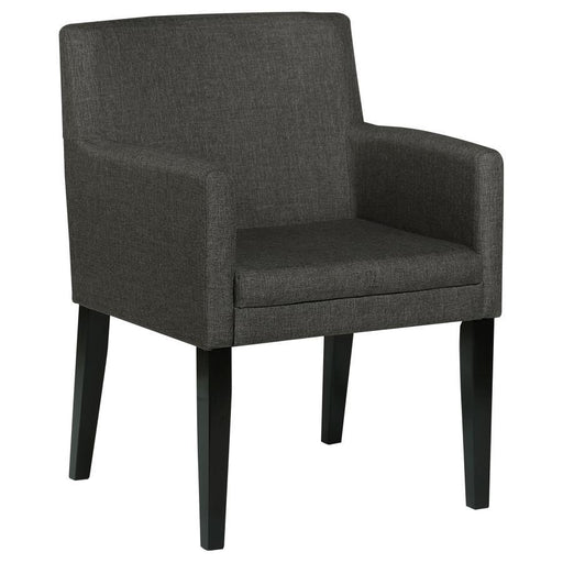 Catherine - Upholstered Dining Arm Chair (Set of 2) - Gray - Simple Home Plus