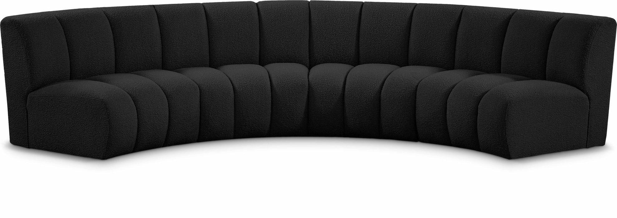 Infinity - 4 Piece Boucle Modular Sectional - Simple Home Plus