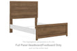 Broachmyn - Full Panel Headboard/Footboard - Auburn - Simple Home Plus