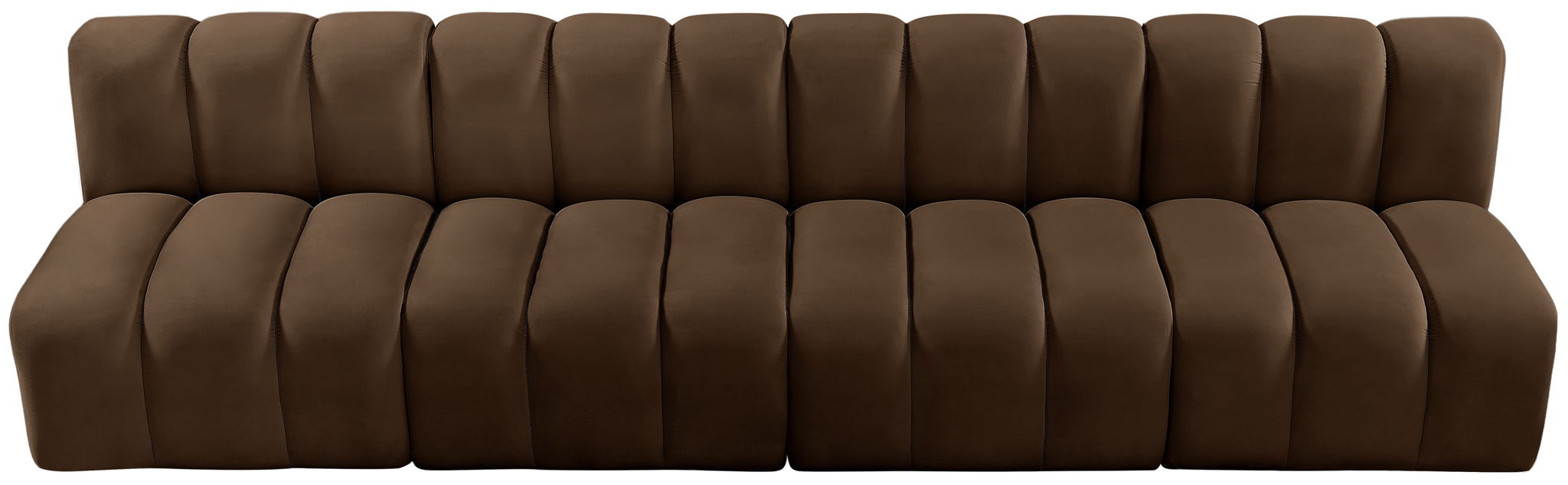 Arc - Velvet 4 Seats Modular Sofa - Simple Home Plus