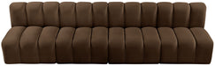 Arc - Velvet 4 Seats Modular Sofa - Simple Home Plus