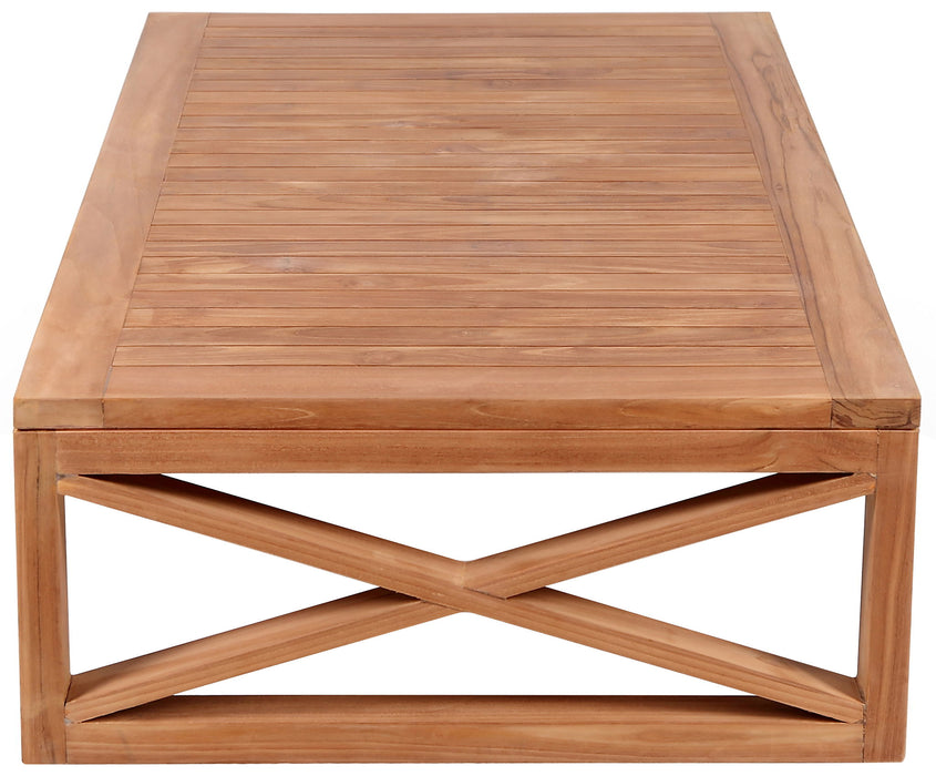 Anguilla - Teak Outdoor Coffee Table - Natural - Simple Home Plus