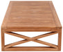 Anguilla - Teak Outdoor Coffee Table - Natural - Simple Home Plus