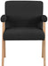 Woodloch - Accent Chair With Natural Frame - Simple Home Plus
