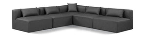 Cube - 5 Piece Modular Corner Armless Sectional - Simple Home Plus