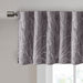 Andora - Embroidered Window Valance - Gray - Simple Home Plus