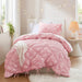 Lily - 2 Piece Comforter Set - Pink - Simple Home Plus