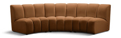Infinity - 3 Piece Modular Sectional - Saddle - Simple Home Plus
