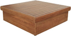 Mirella - Teak Wood Outdoor Patio Coffee Table - Natural - Simple Home Plus