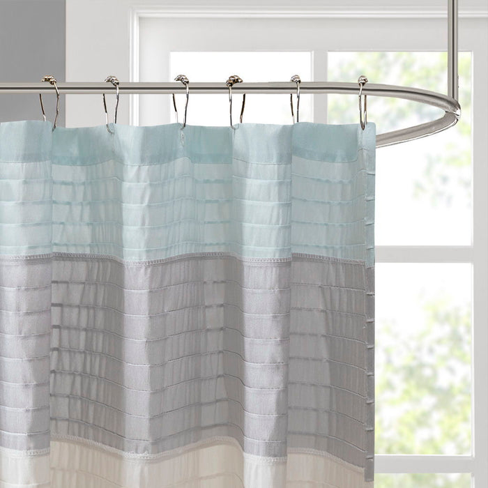 Amherst - Shower Curtain - Aqua - Simple Home Plus