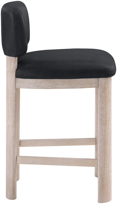 Paloma - Faux Leather Upholstered Counter Stool (Set of 2) - Simple Home Plus