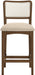 Atrium - Counter Stool With Brushed Brown Base (Set of 2) - Simple Home Plus