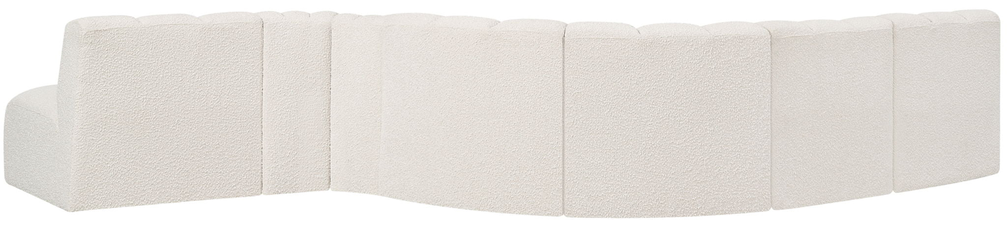 Arc - Boucle Fabric 7 Piece Modular Sofa - Simple Home Plus