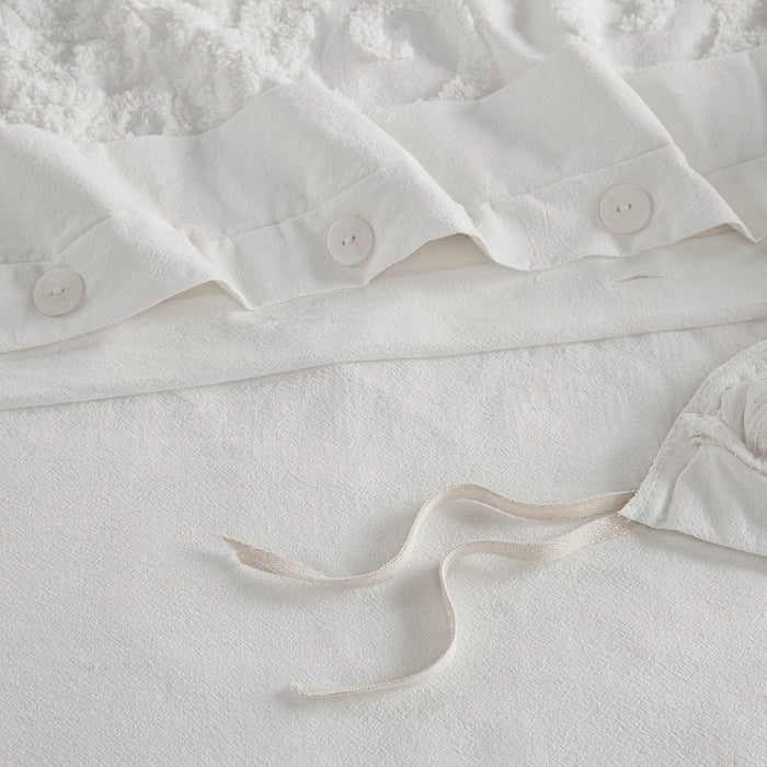 Suzanna - King Duvet Mini Set - Ivory - Simple Home Plus