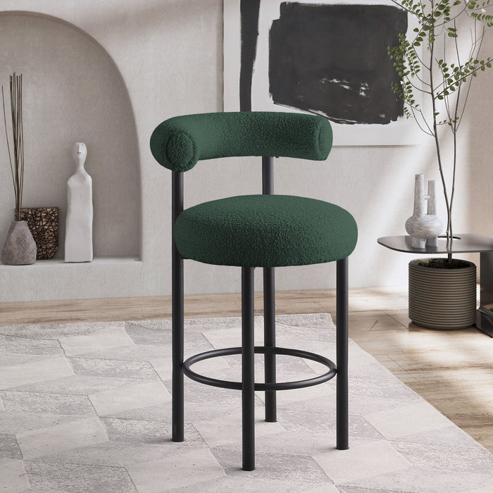 Bordeaux - Stool With Black Legs (Set of 2) - Simple Home Plus