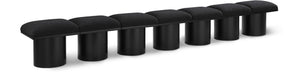 Pavilion - 7 Piece Modular Bench With Black Base - Simple Home Plus