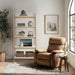 Parker - Shelf / Bookcase - Off-White / Natural - Simple Home Plus