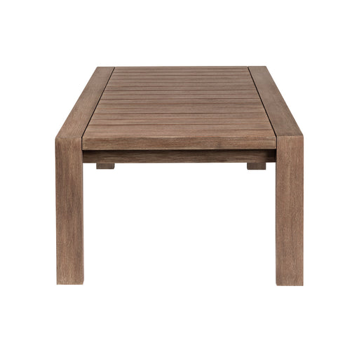 Relic - Outdoor Patio Coffee Table - Weathered Eucalyptus - Simple Home Plus