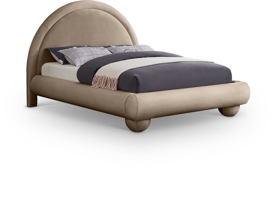 Madrid - Velvet Upholstered Bed - Simple Home Plus