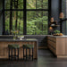 Monette - Counter Stool With Black Base - Simple Home Plus