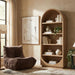 Hearth - Oak Veneer And Solid Wood Bookcase - Simple Home Plus