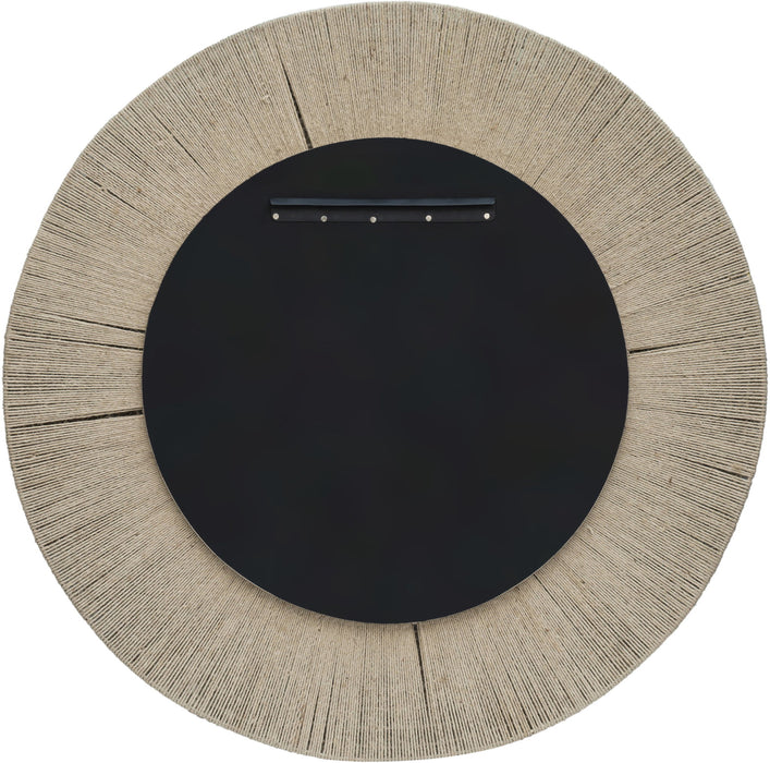 Meadow - Round Jute Rope Framed Mirror - Simple Home Plus