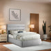 Adam - Linen Fabric Bed With 52" Headboard - Simple Home Plus
